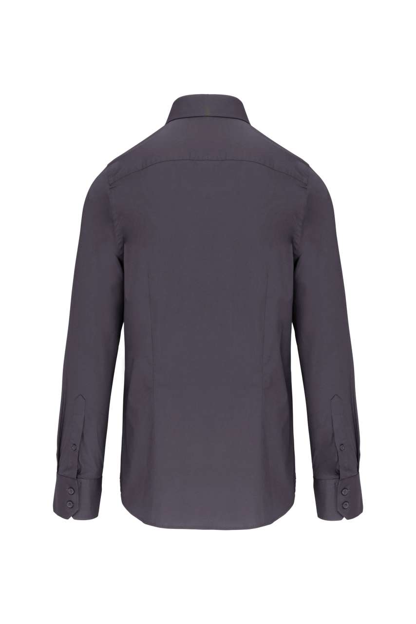 LONG-SLEEVED COTTON/ELASTANE SHIRT - Image 9