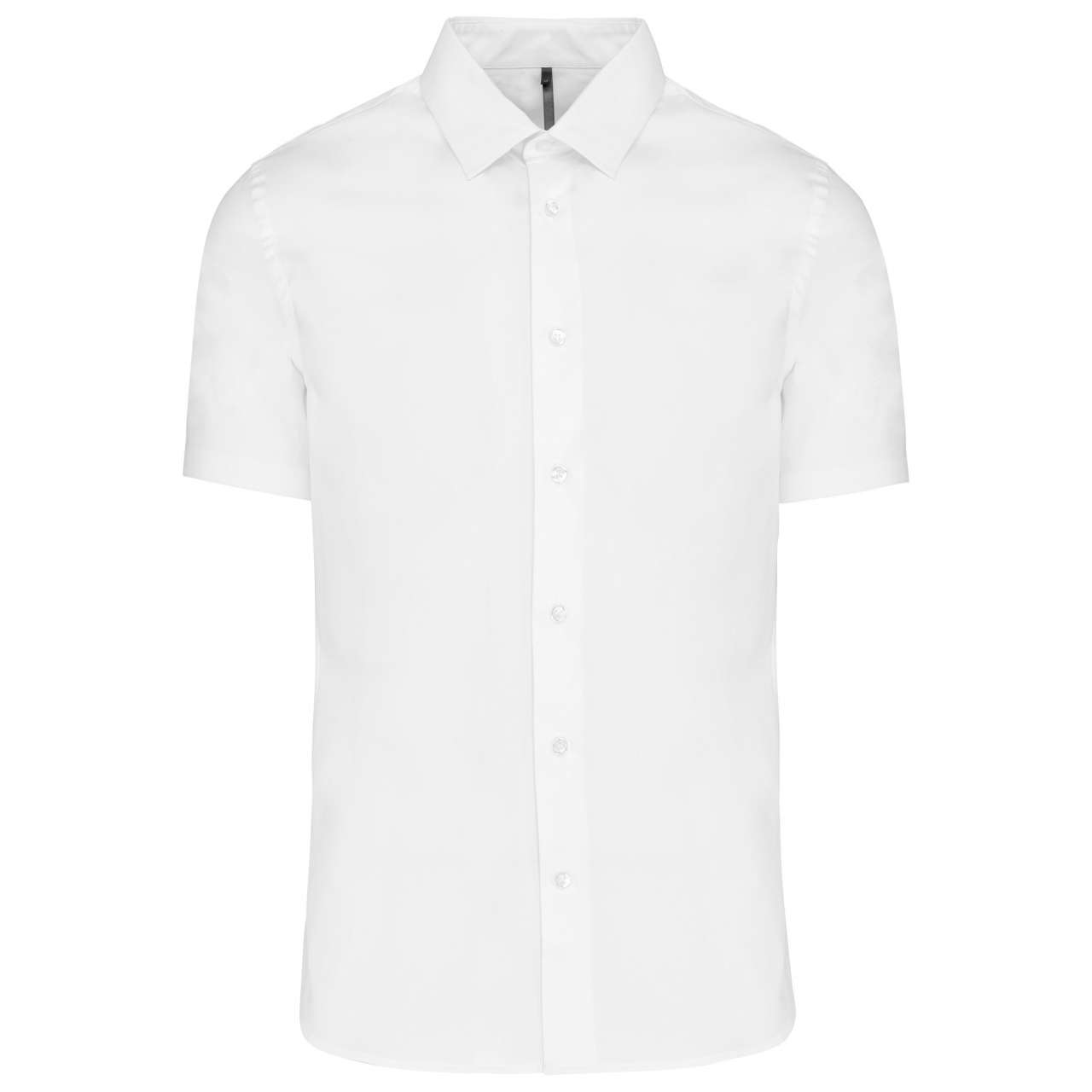 SHORT-SLEEVED COTTON/ELASTANE SHIRT - Image 12