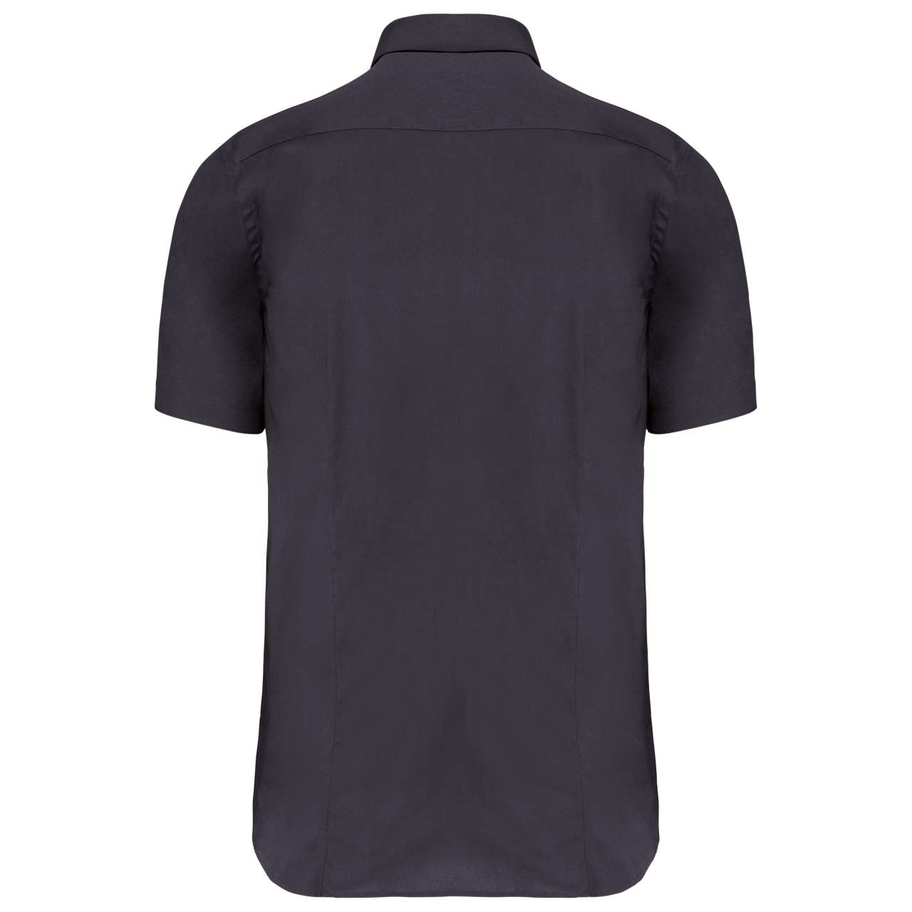 SHORT-SLEEVED COTTON/ELASTANE SHIRT - Image 2