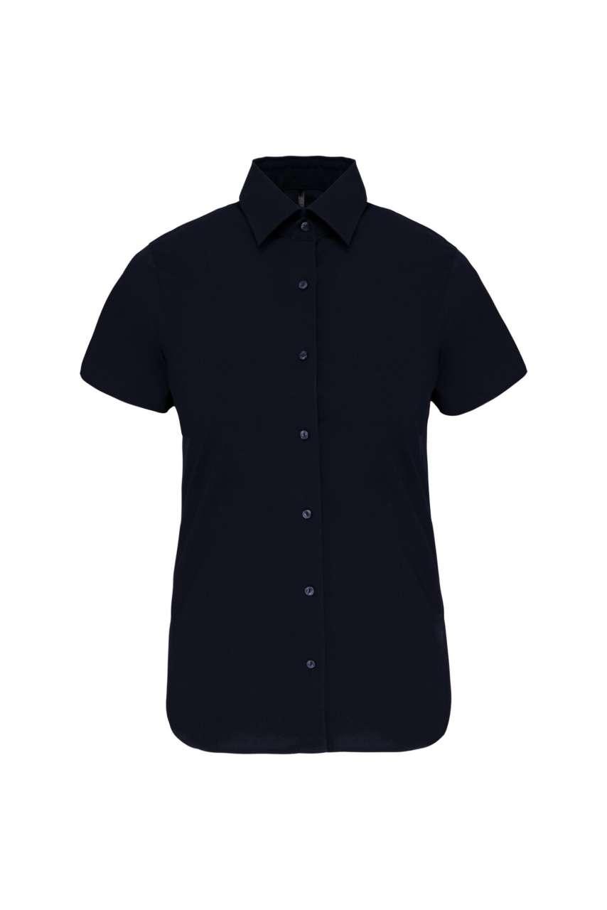 LADIES' SHORT-SLEEVED COTTON/ELASTANE SHIRT - Image 13