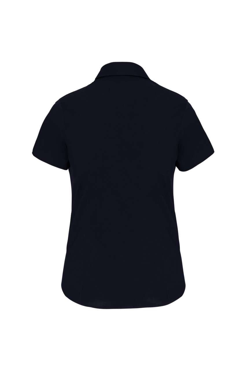 LADIES' SHORT-SLEEVED COTTON/ELASTANE SHIRT - Image 10