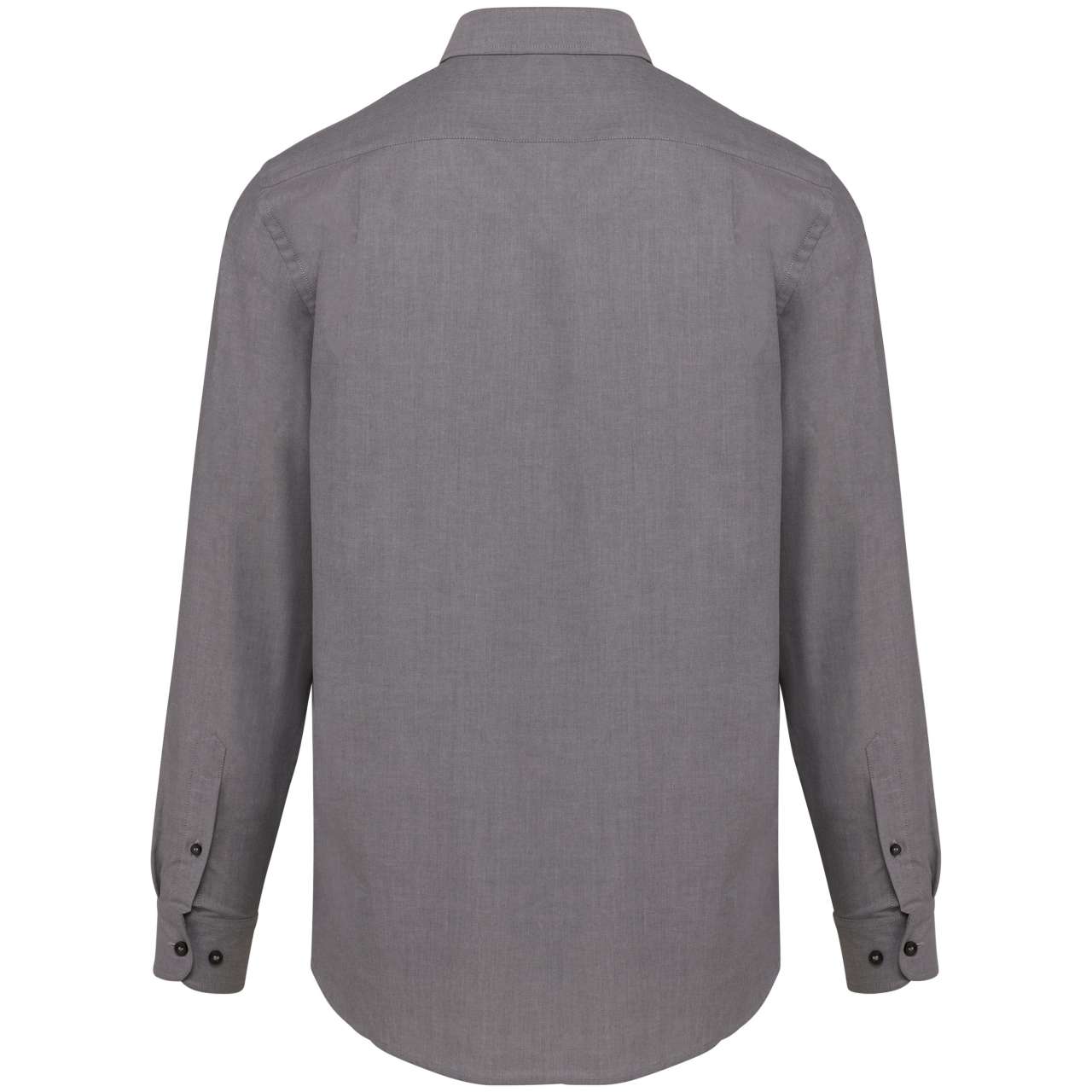 MEN'S LONG-SLEEVED OXFORD SHIRT - Image 3