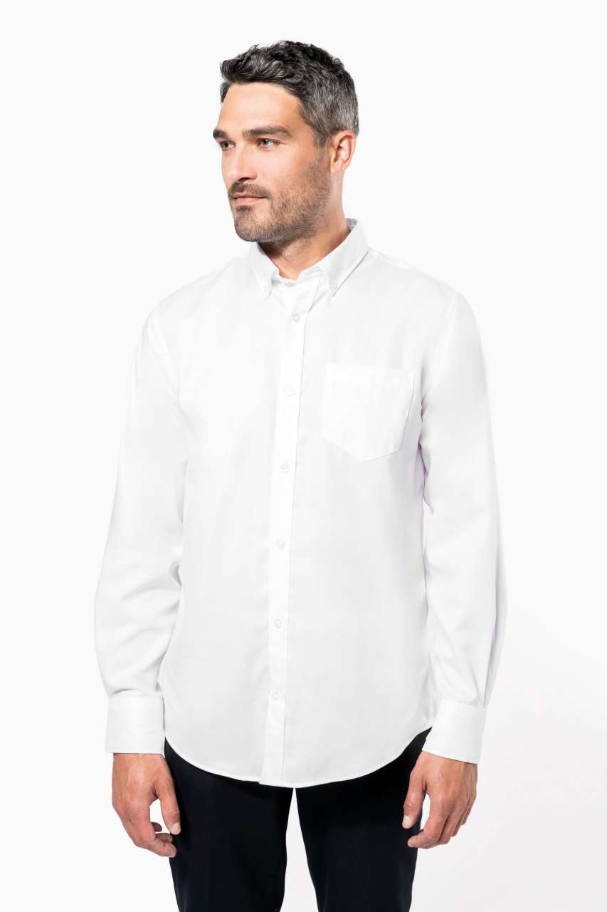 LONG-SLEEVED NON-IRON SHIRT - Image 7