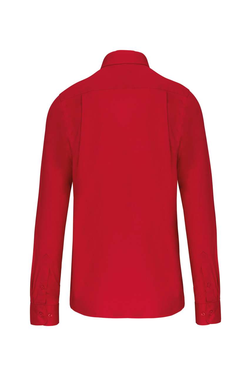 MEN'S LONG-SLEEVED COTTON POPLIN SHIRT - Image 5