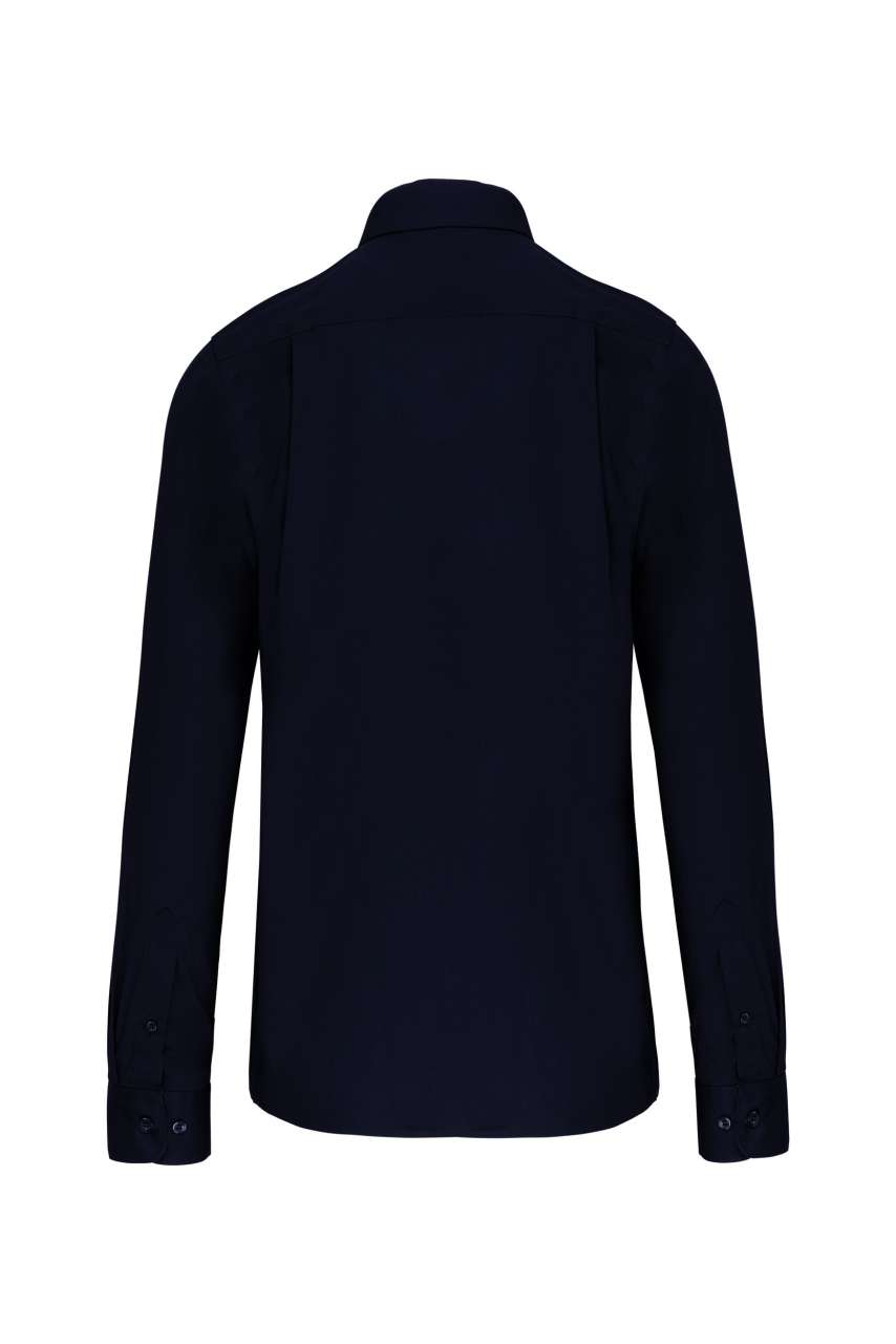 MEN'S LONG-SLEEVED COTTON POPLIN SHIRT - Image 12