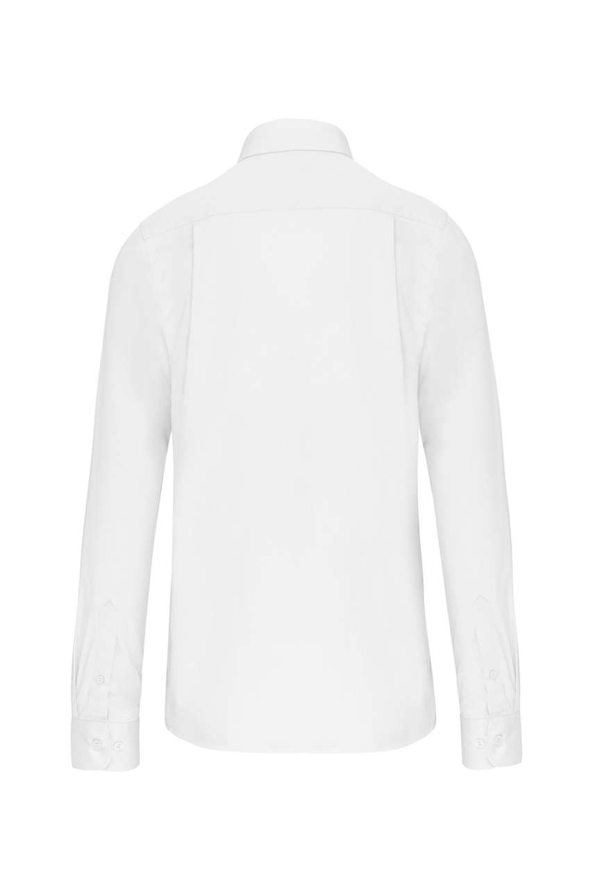 MEN'S LONG-SLEEVED COTTON POPLIN SHIRT - Image 7