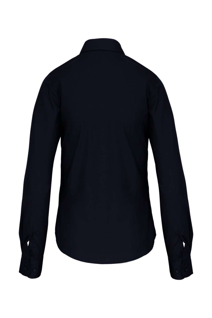 LADIES' LONG-SLEEVED COTTON POPLIN SHIRT - Image 10