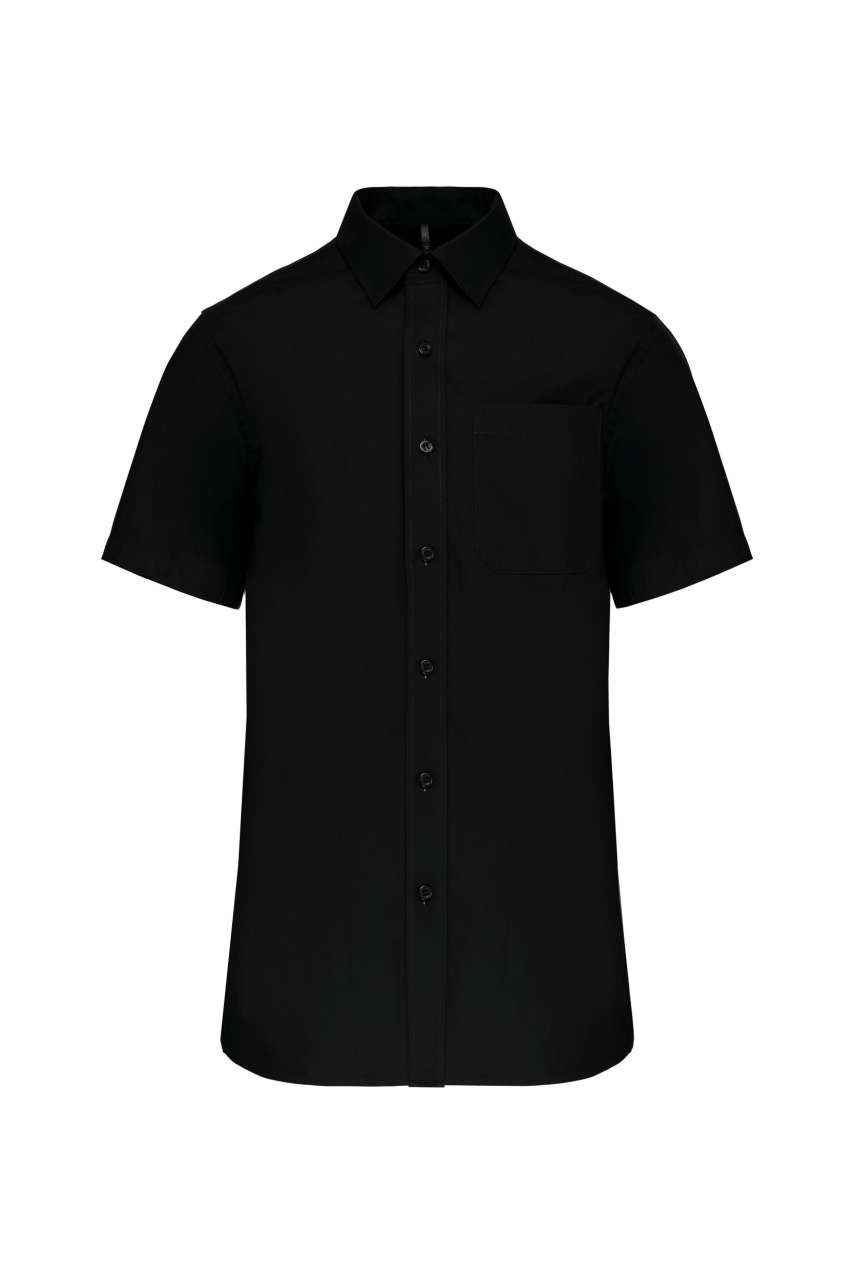 MEN'S SHORT-SLEEVED COTTON POPLIN SHIRT - Image 7