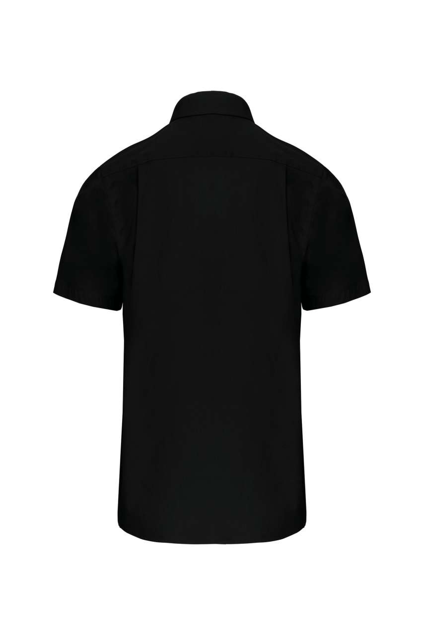 MEN'S SHORT-SLEEVED COTTON POPLIN SHIRT - Image 2