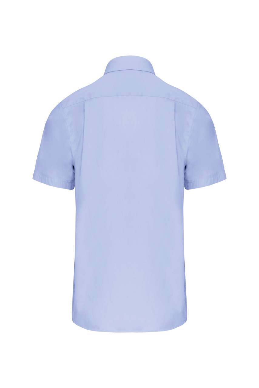 MEN'S SHORT-SLEEVED COTTON POPLIN SHIRT - Image 5