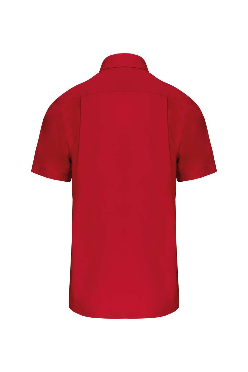 MEN'S SHORT-SLEEVED COTTON POPLIN SHIRT - Image 8