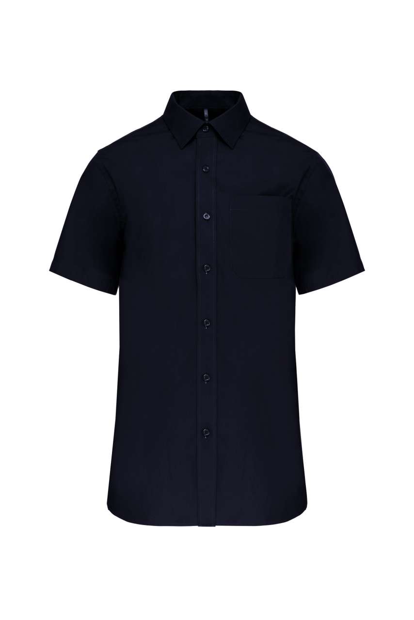MEN'S SHORT-SLEEVED COTTON POPLIN SHIRT - Image 9
