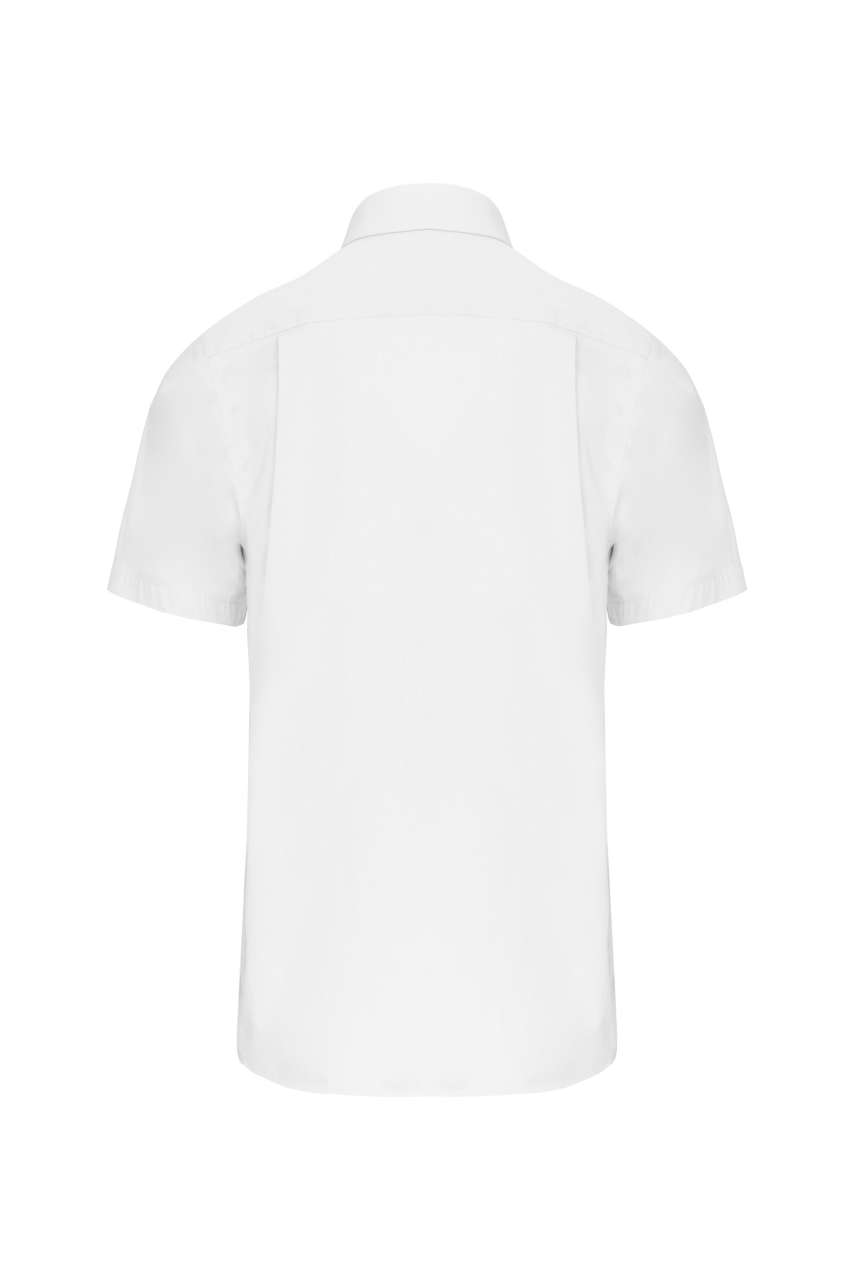 MEN'S SHORT-SLEEVED COTTON POPLIN SHIRT - Image 3
