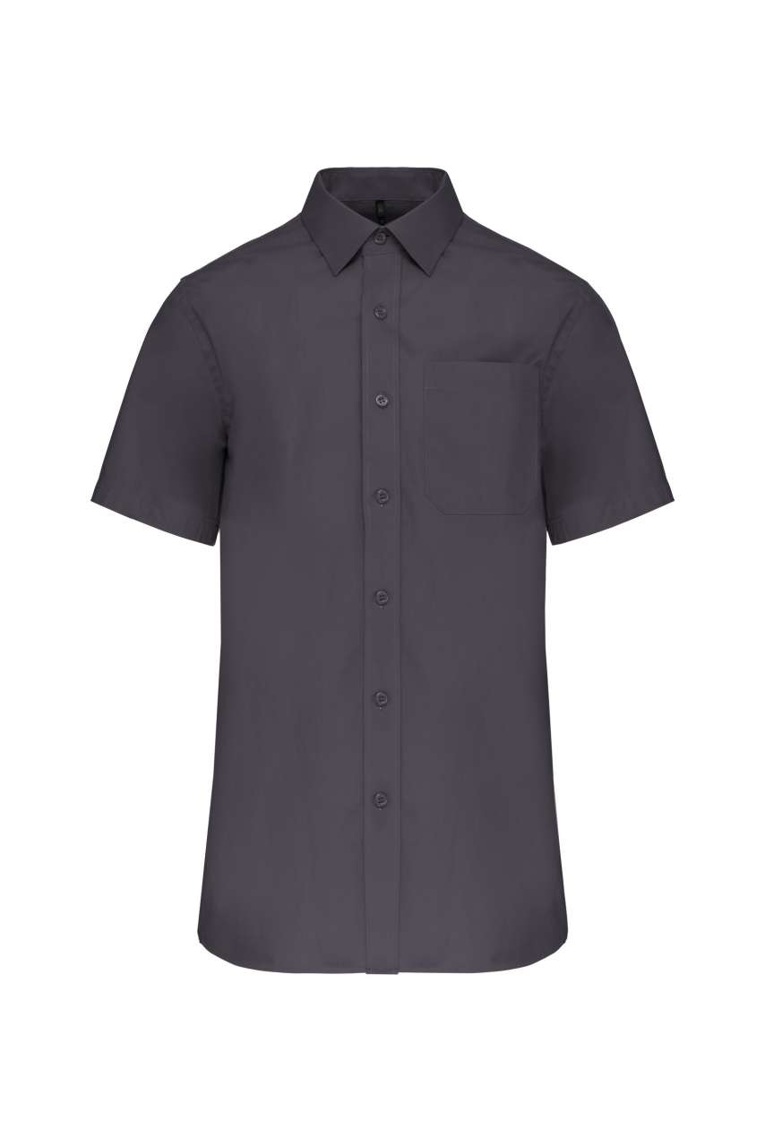 MEN'S SHORT-SLEEVED COTTON POPLIN SHIRT - Image 12