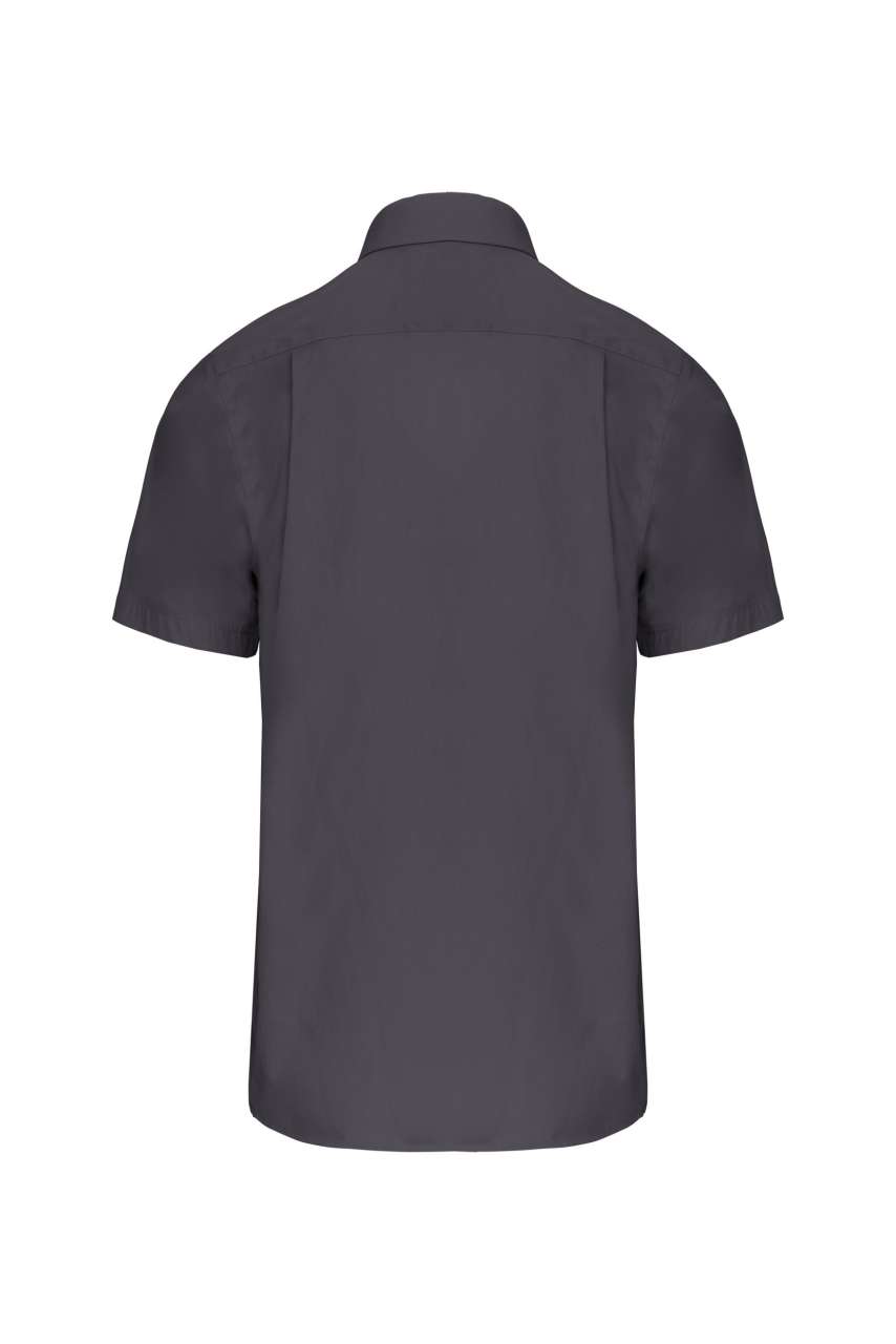 MEN'S SHORT-SLEEVED COTTON POPLIN SHIRT - Image 11