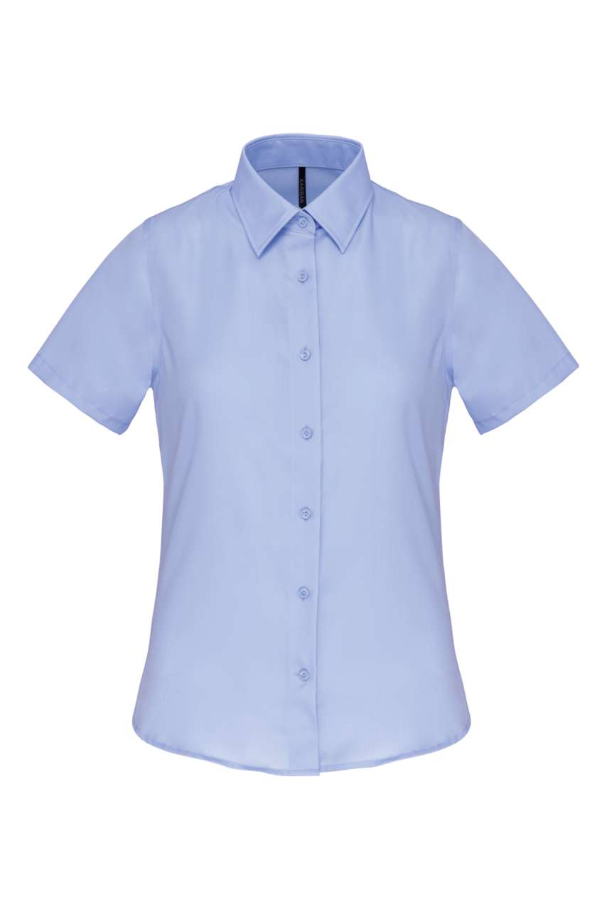 LADIES' SHORT-SLEEVED COTTON POPLIN SHIRT - Image 9