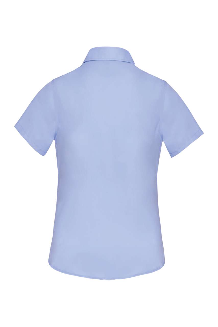 LADIES' SHORT-SLEEVED COTTON POPLIN SHIRT - Image 12