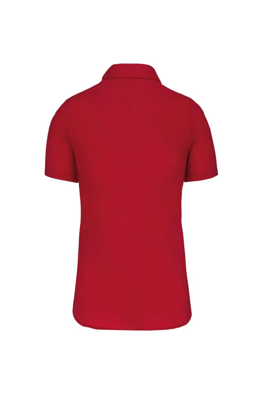 LADIES' SHORT-SLEEVED COTTON POPLIN SHIRT - Image 6