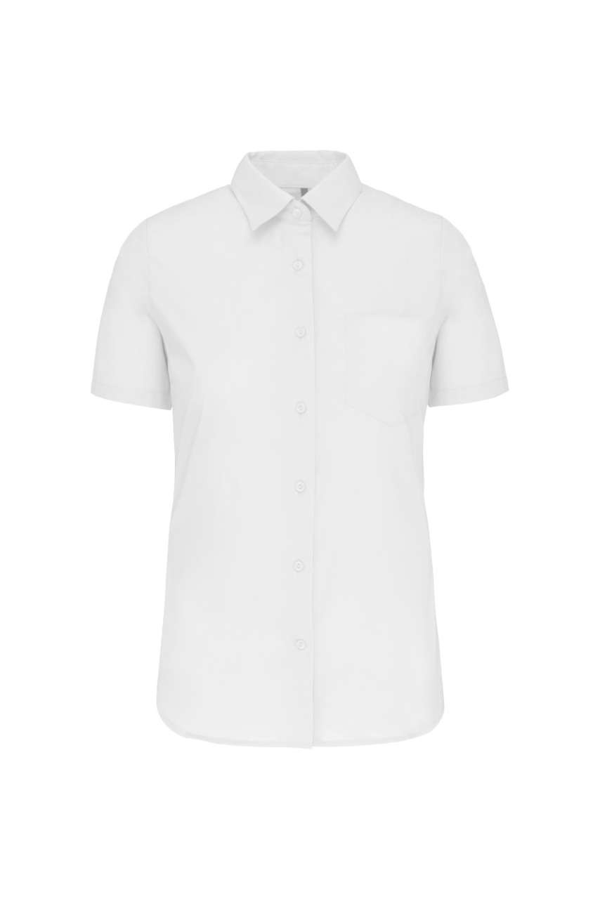 LADIES' SHORT-SLEEVED COTTON POPLIN SHIRT - Image 7
