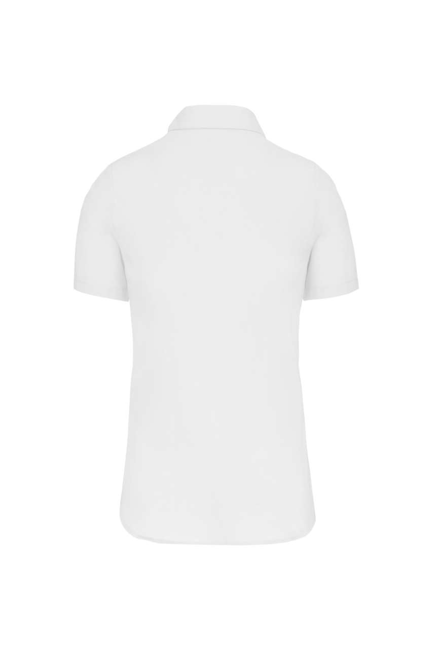 LADIES' SHORT-SLEEVED COTTON POPLIN SHIRT