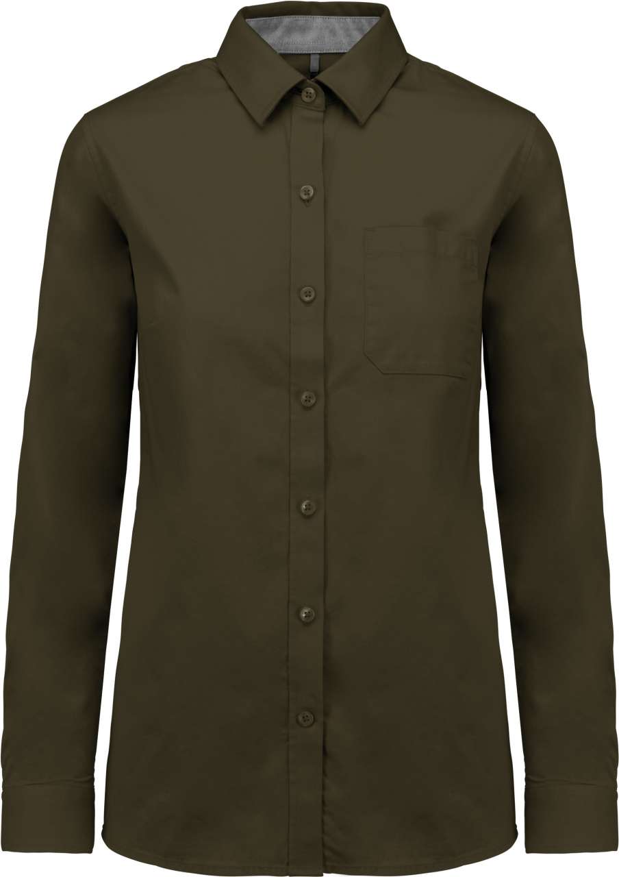 LADIES’ NEVADA LONG SLEEVE COTTON SHIRT - Image 15