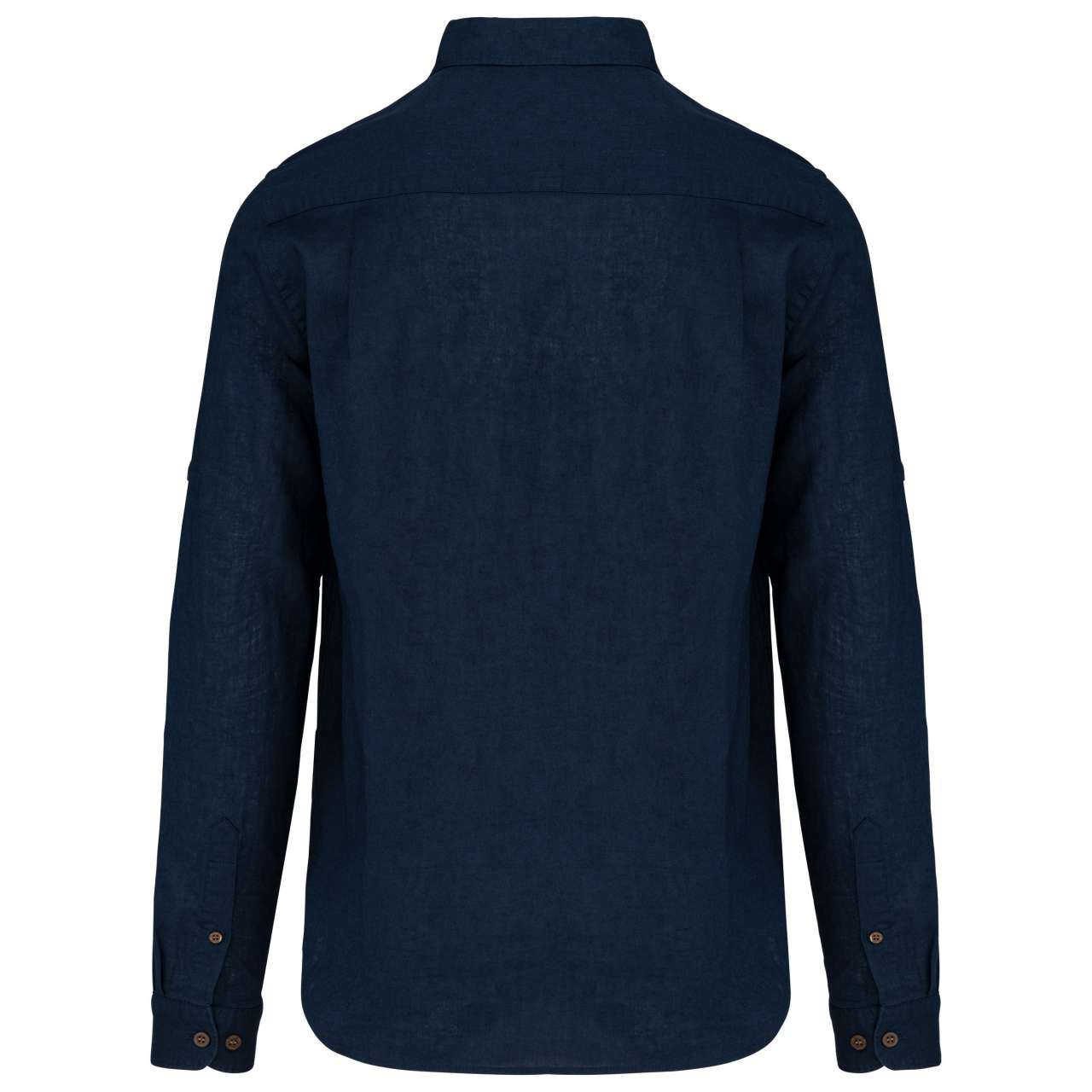 MEN'S LONG SLEEVE LINEN AND COTTON SHIRT - Image 2