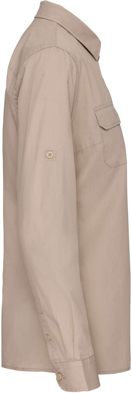 LADIES' LONG SLEEVED SAFARI SHIRT - Image 3