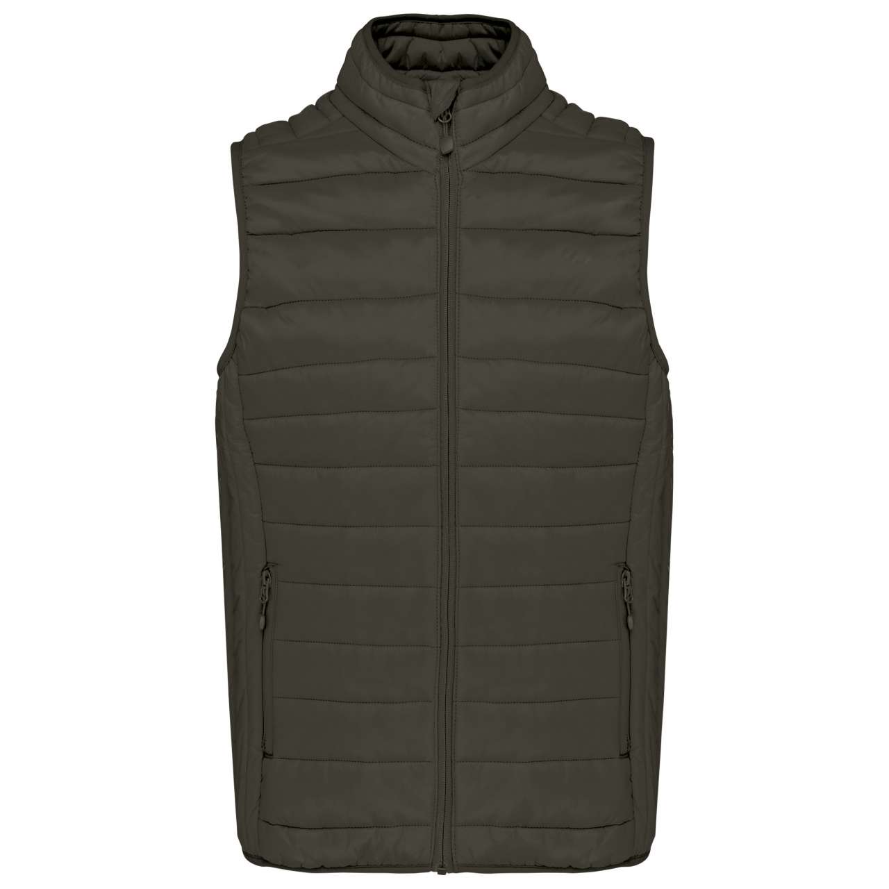 MEN’S LIGHTWEIGHT SLEEVELESS FAKE DOWN JACKET - Image 4