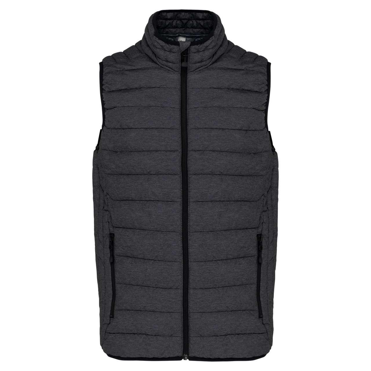 MEN’S LIGHTWEIGHT SLEEVELESS FAKE DOWN JACKET - Image 5