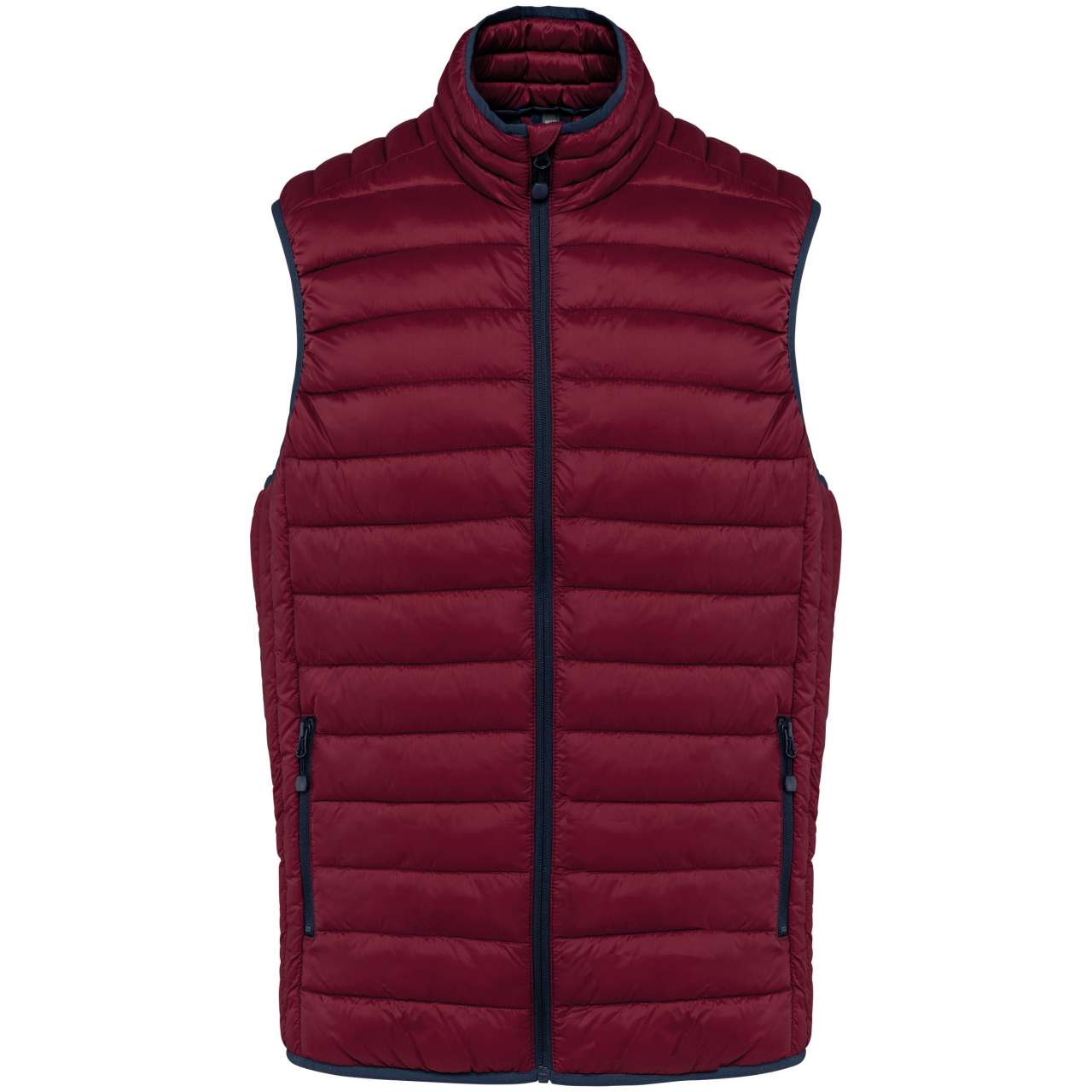 MEN’S LIGHTWEIGHT SLEEVELESS FAKE DOWN JACKET - Image 6