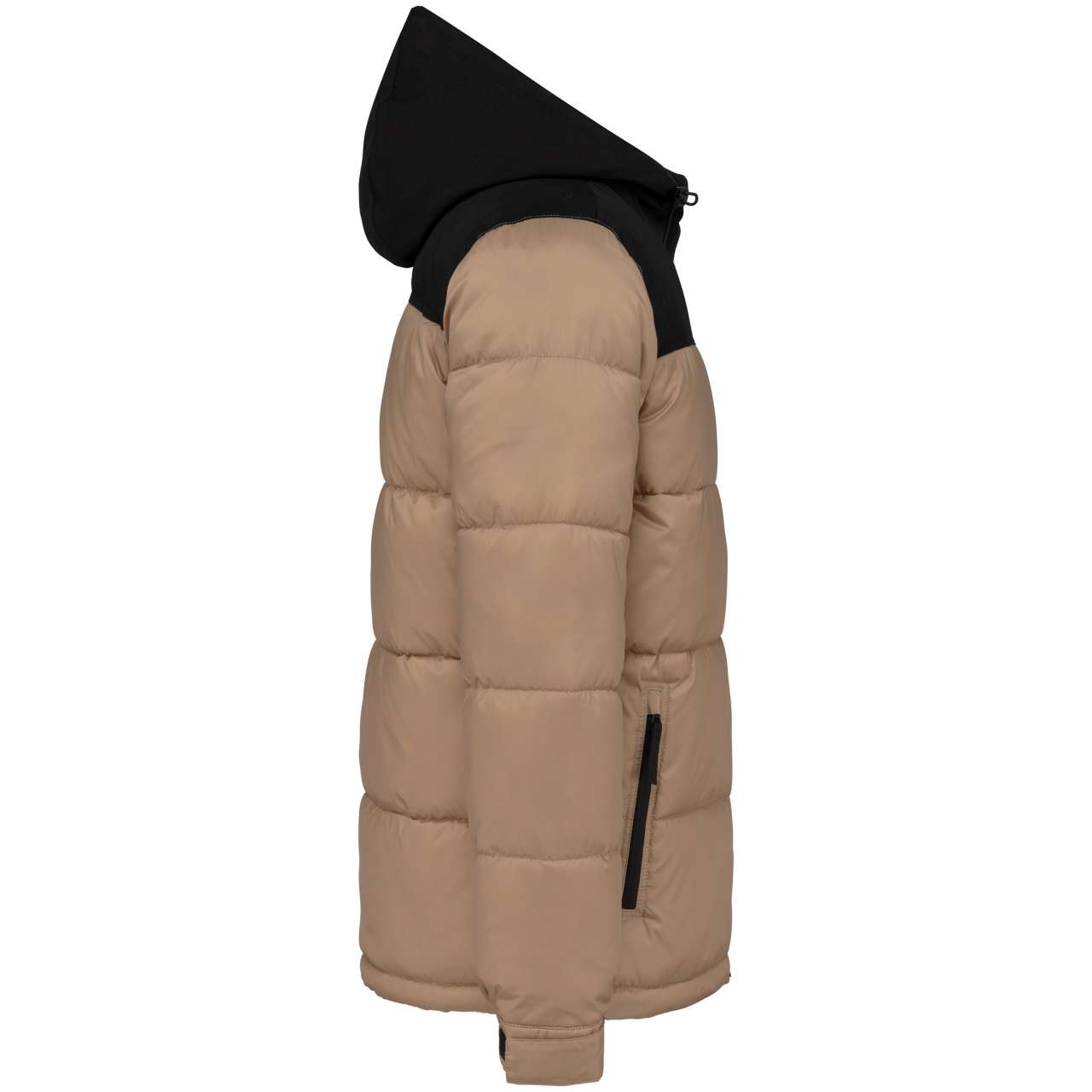 UNISEX BI-TONE PADDED JACKET WITH HOOD - Image 10