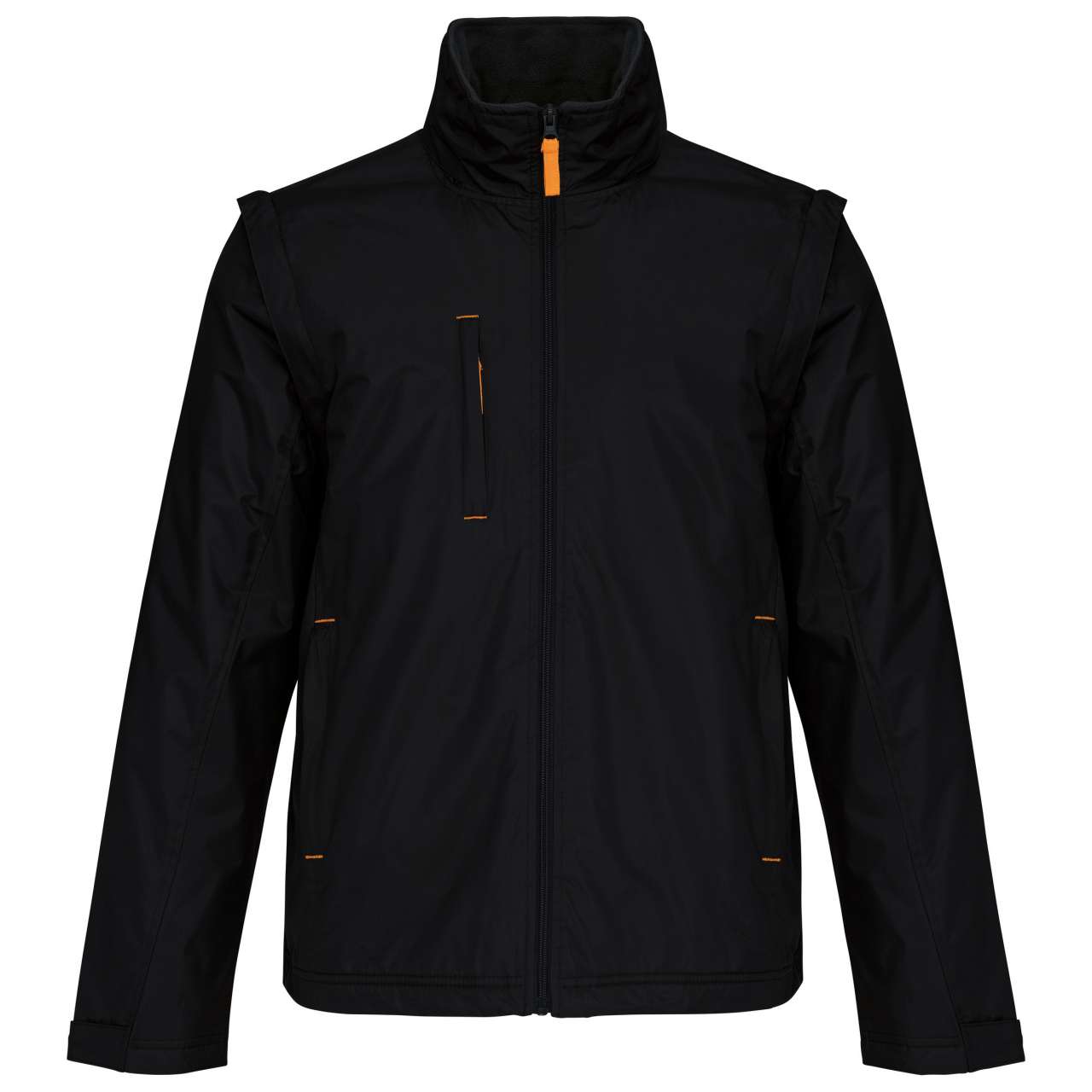 SCORE - DETACHABLE-SLEEVED BLOUSON JACKET - Image 7