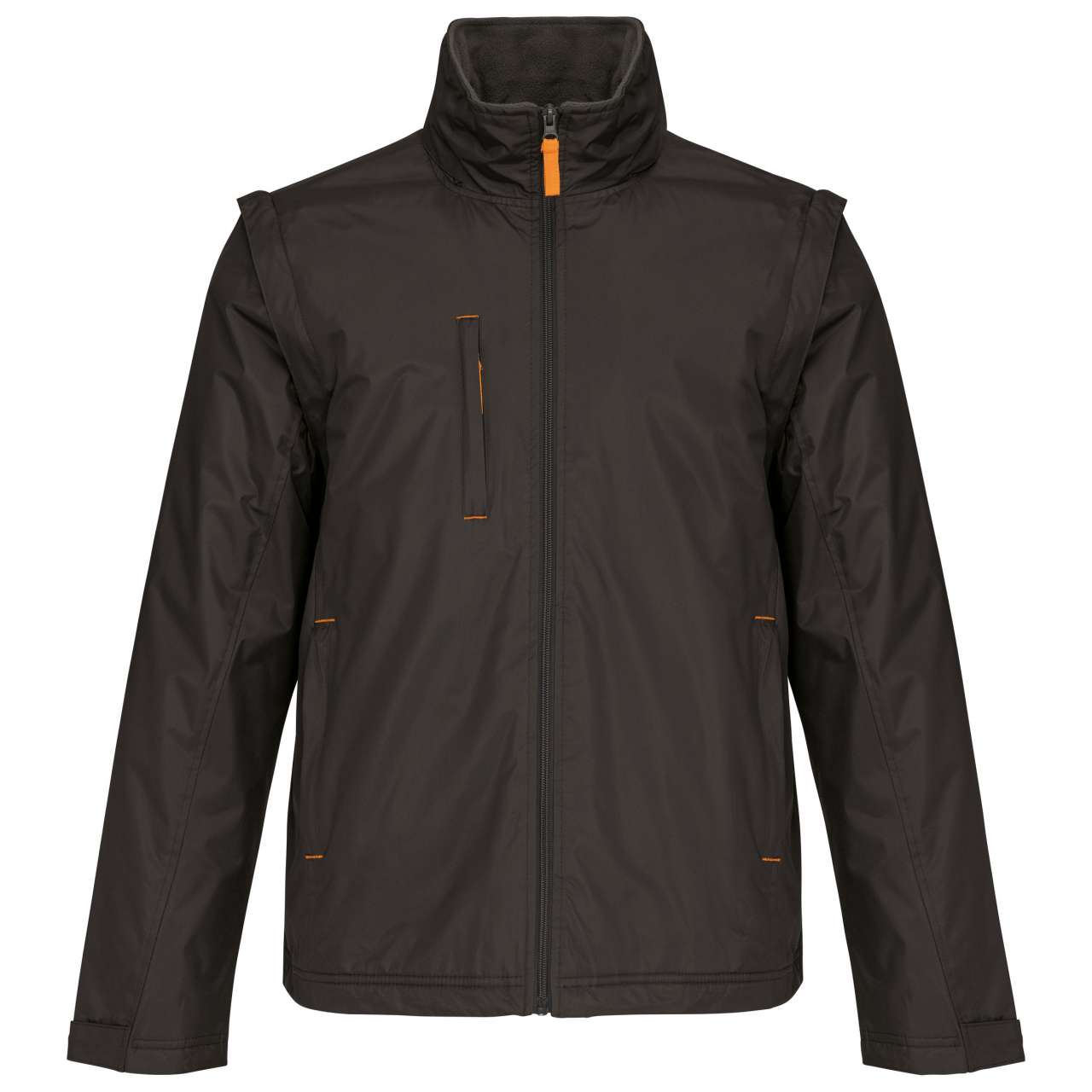 SCORE - DETACHABLE-SLEEVED BLOUSON JACKET - Image 8