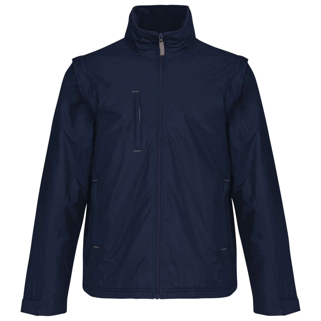 SCORE - DETACHABLE-SLEEVED BLOUSON JACKET - Image 6