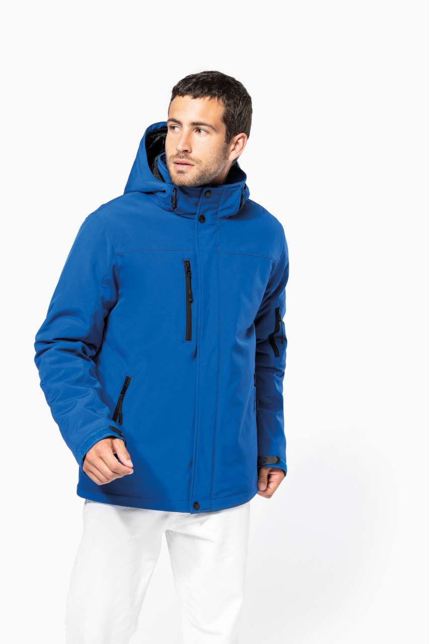 MEN'S HOODED SOFTSHELL LINED PARKA - Image 3