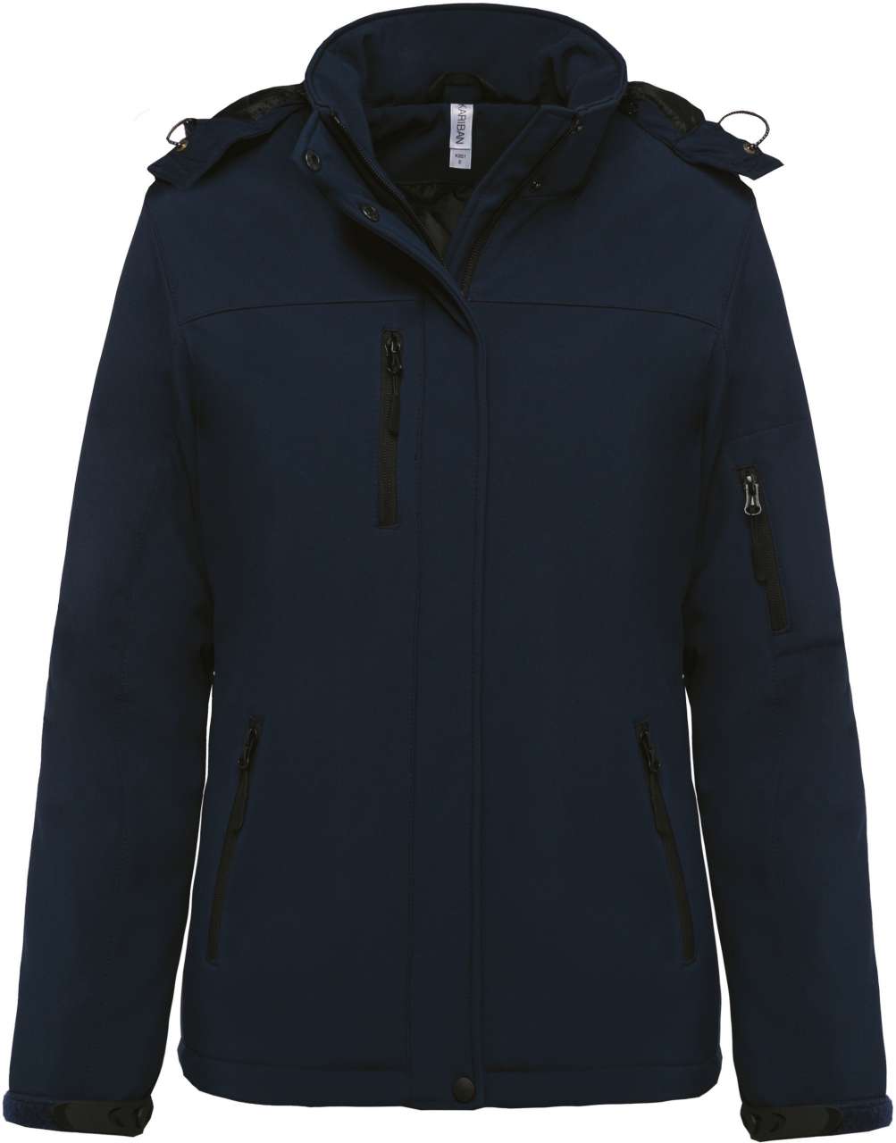 LADIES’ HOODED SOFTSHELL LINED PARKA - Image 4