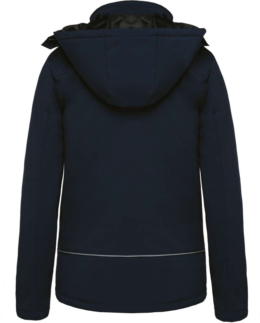 LADIES’ HOODED SOFTSHELL LINED PARKA - Image 2