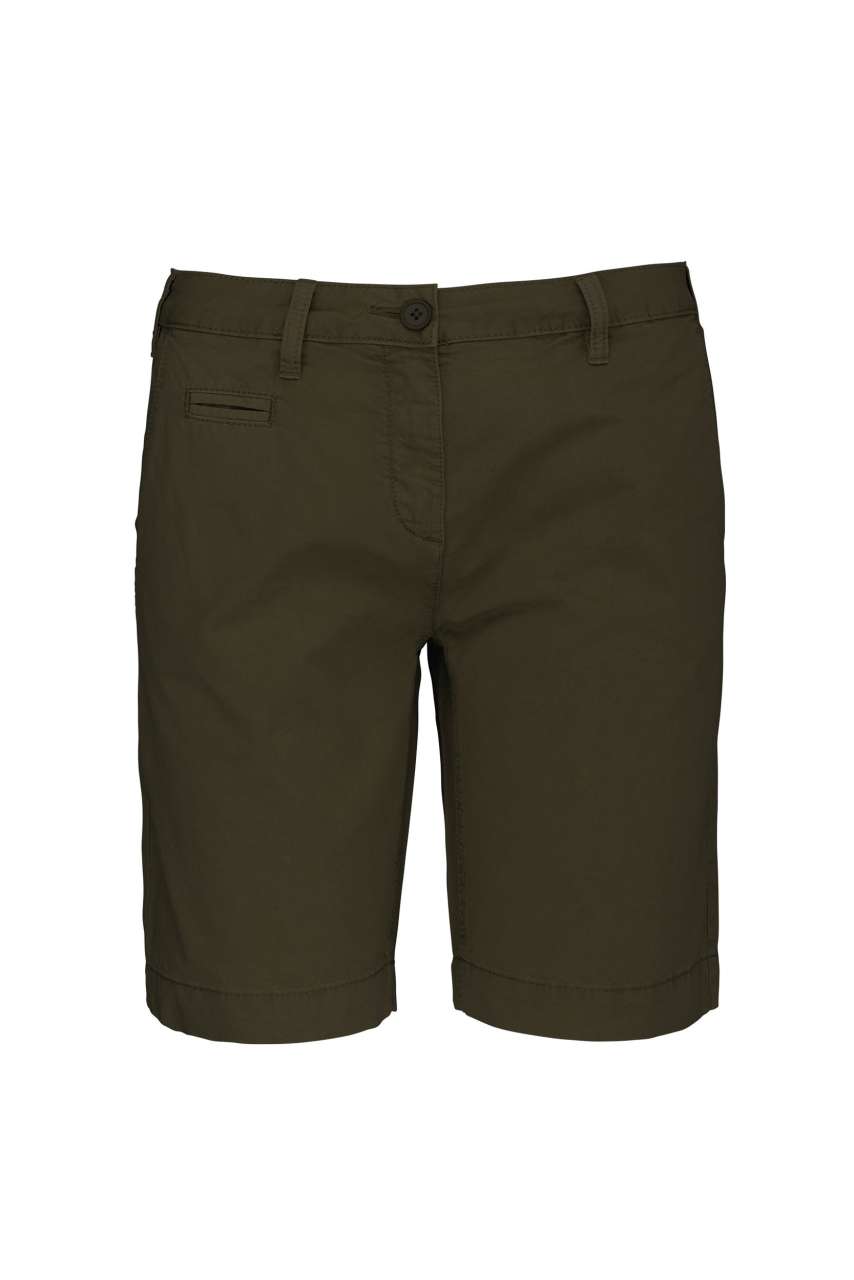 LADIES' WASHED EFFECT BERMUDA SHORTS - Image 7