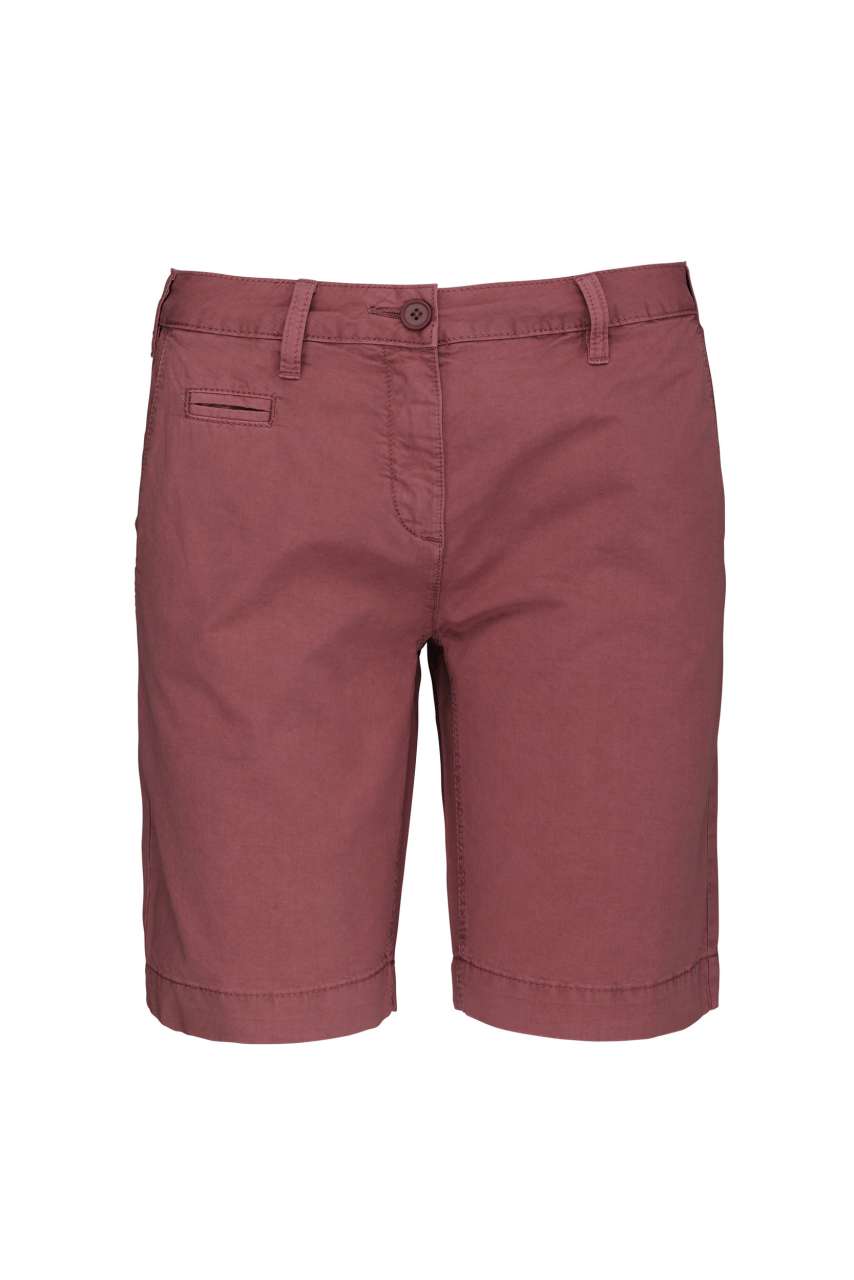 LADIES' WASHED EFFECT BERMUDA SHORTS - Image 9