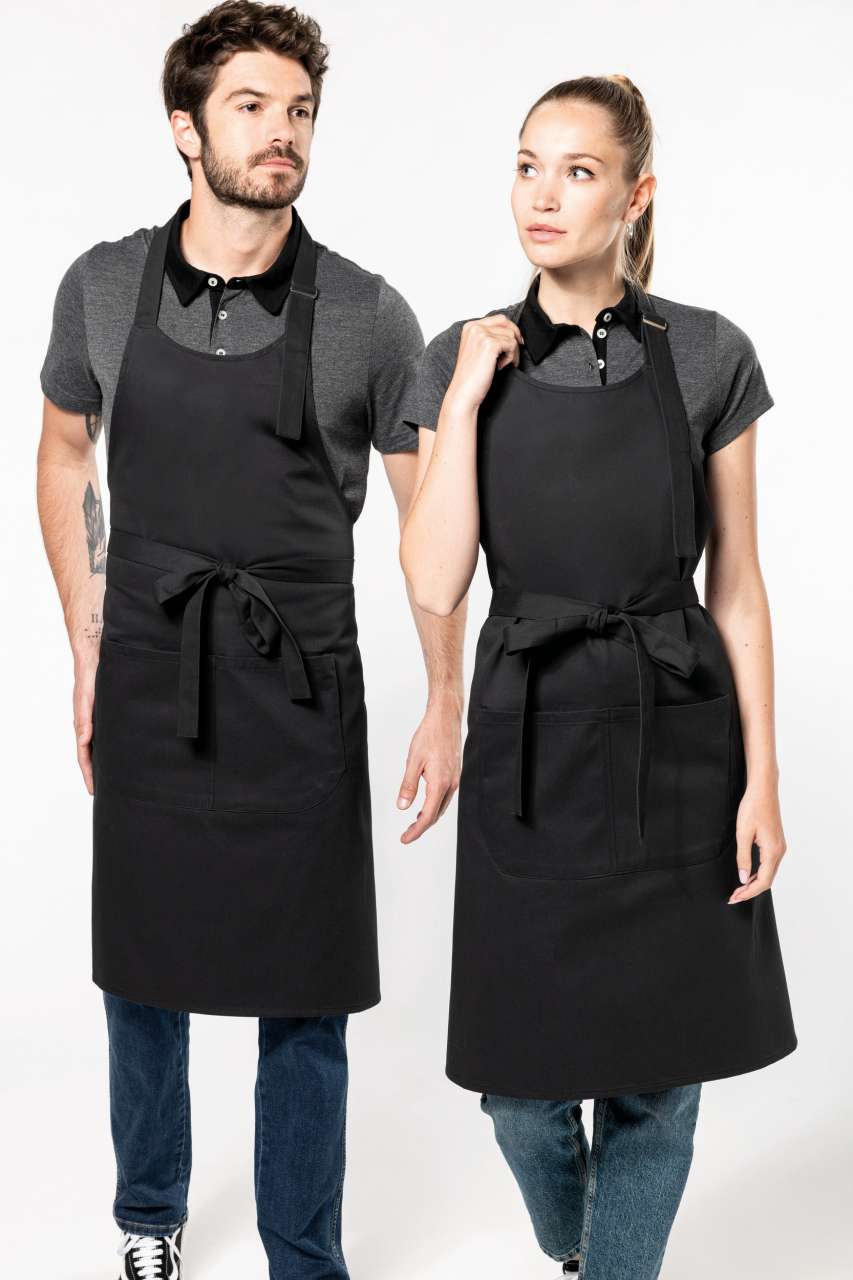 COTTON APRON HIGH-TEMPERATURE WASHABLE - Image 4