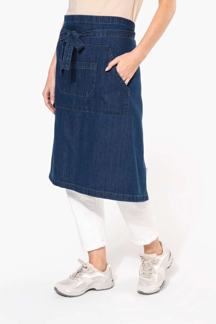 COTTON LONG APRON - Image 6