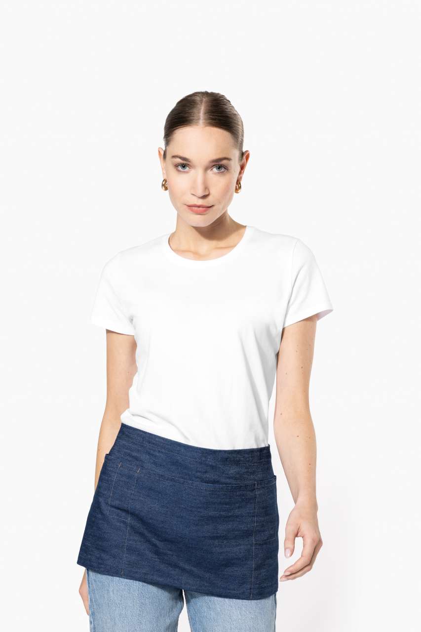 POLYCOTTON SHORT APRON - Image 6