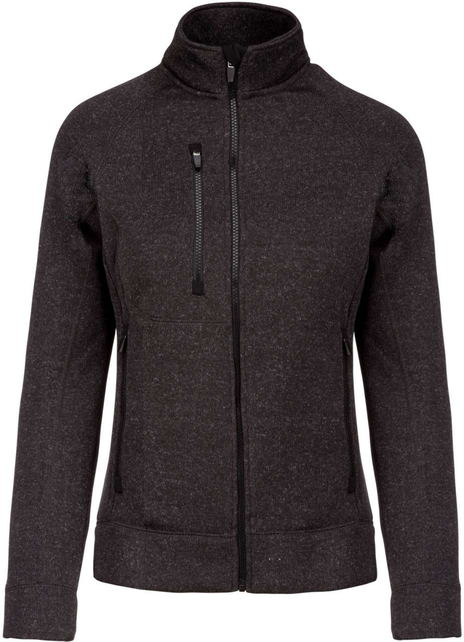 LADIES' FULL ZIP HEATHER JACKET - Image 4