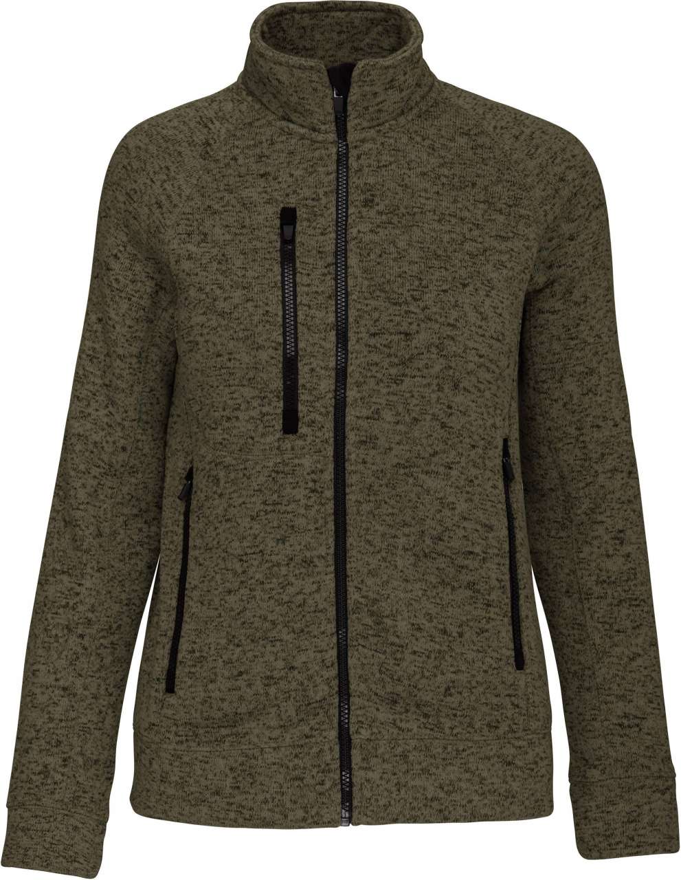 LADIES' FULL ZIP HEATHER JACKET - Image 7