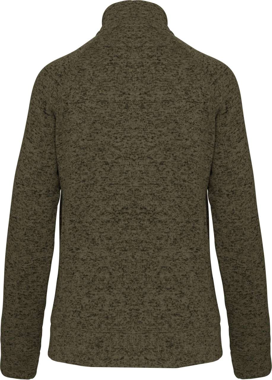 LADIES' FULL ZIP HEATHER JACKET - Image 2