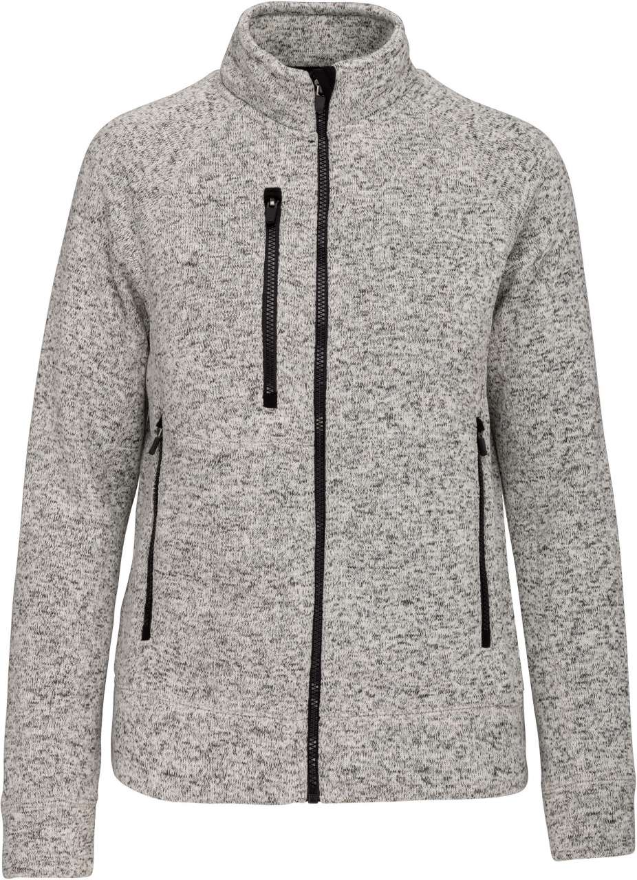 LADIES' FULL ZIP HEATHER JACKET - Image 12
