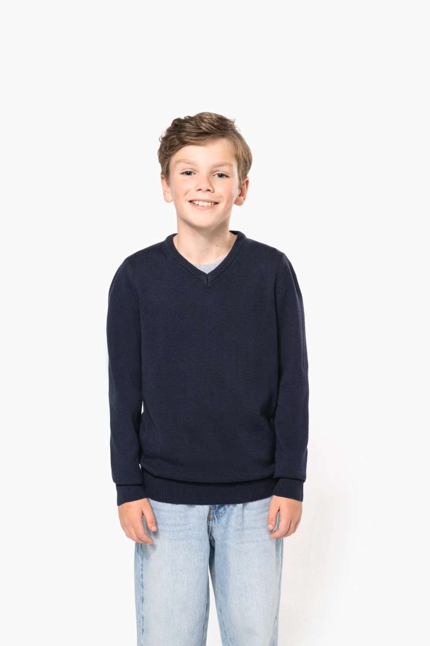 KIDS' V-NECK JUMPER - Image 4