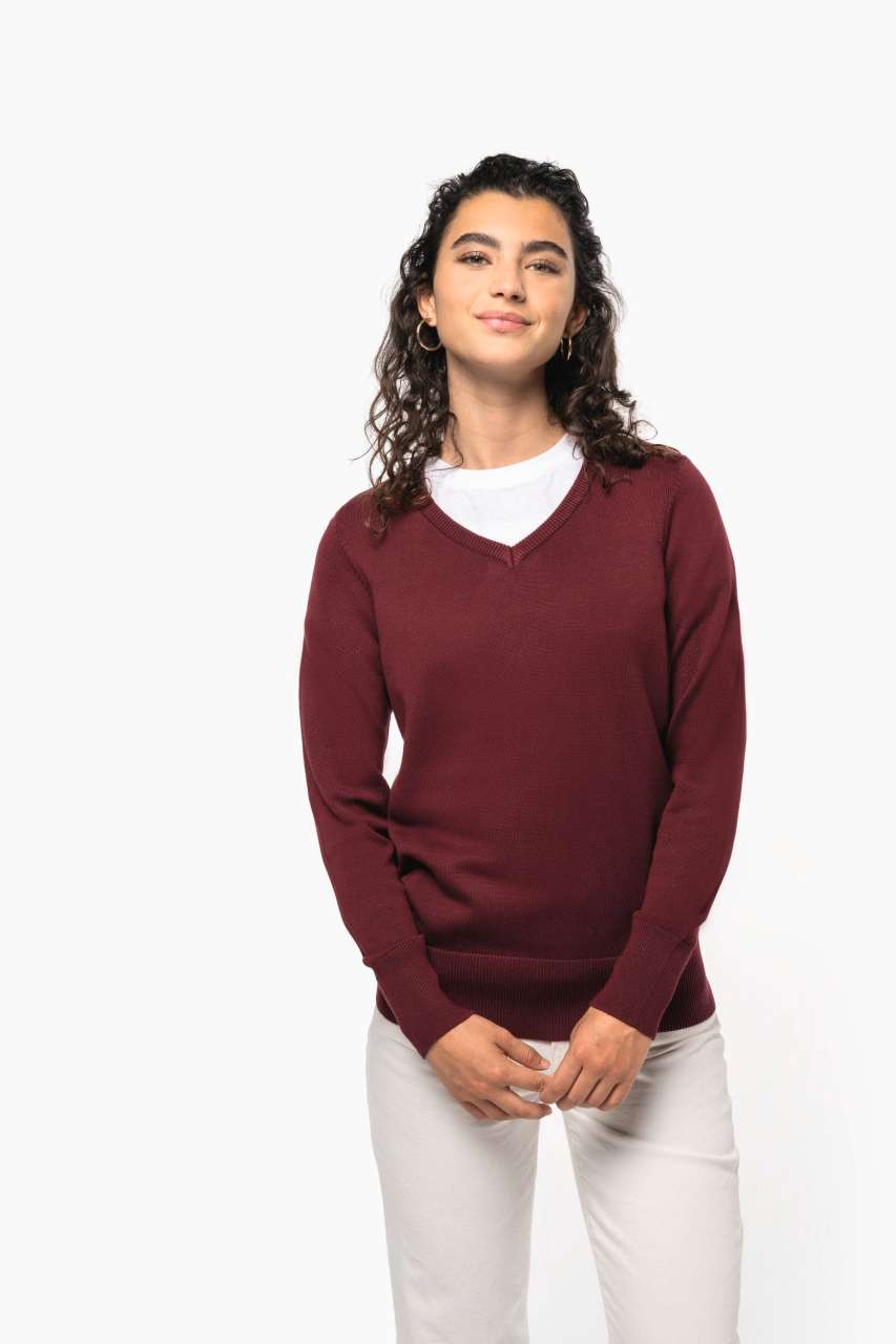 LADIES' V-NECK JUMPER - Image 12