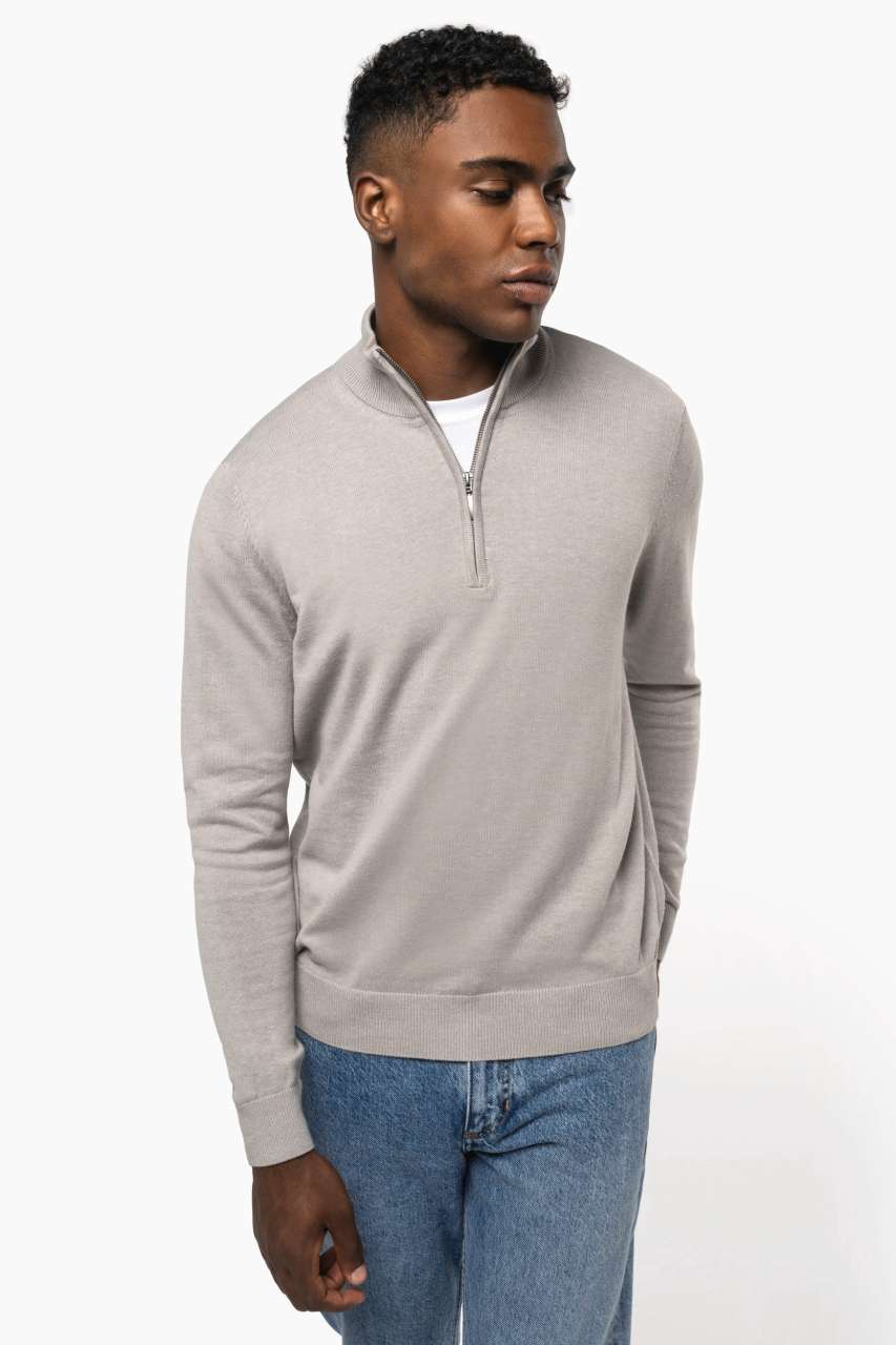 MEN'S ZIP NECK JUMPER - Image 4