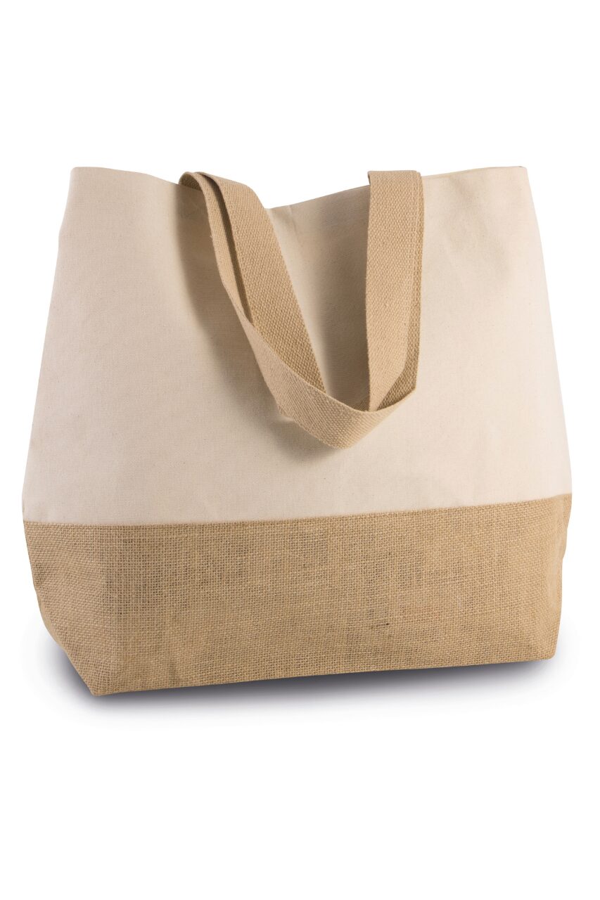 CANVAS & JUTE HOLD-ALL SHOPPER BAG - Image 5